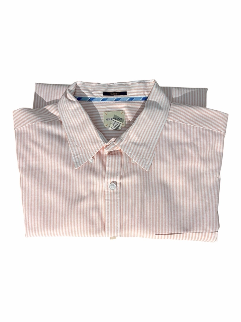 G.H. Bass & Co Cotton Stripe Shirt Size: XL